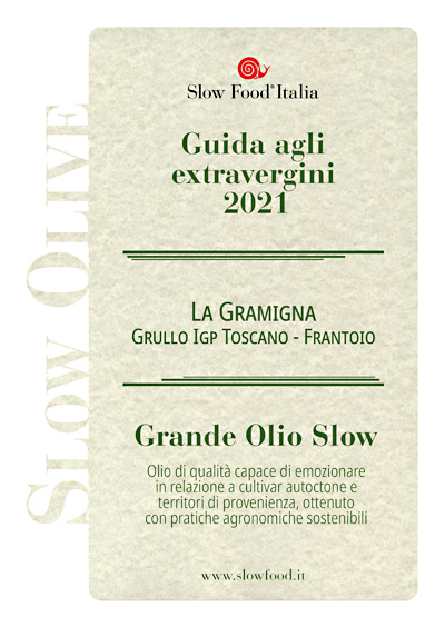 olio grullo Slow Food